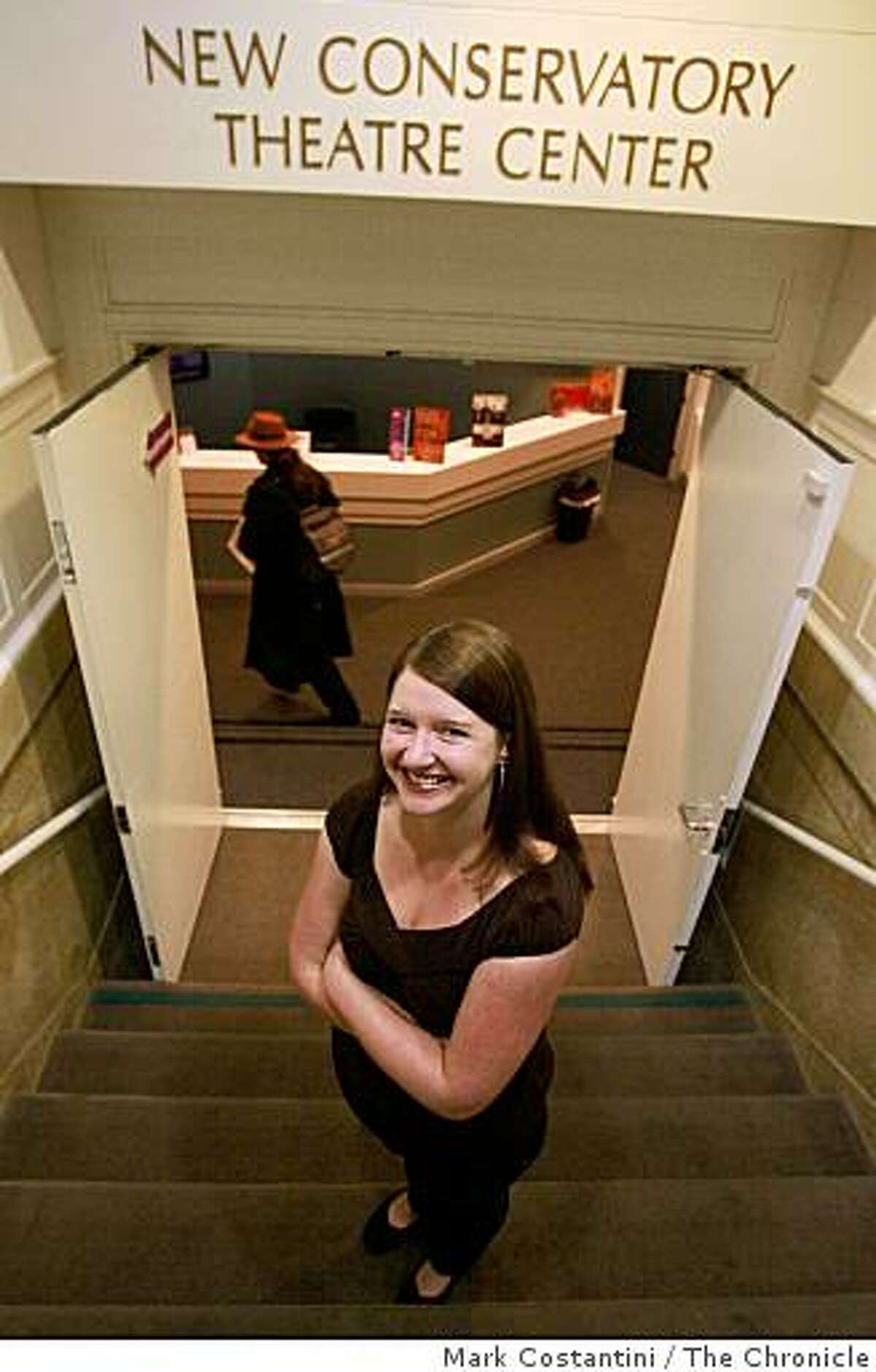Jefferson Award Winner Sarah Staley poses at the New Conservatory Theatre Center in San Francisco, Calif. on Wednesday, September 10, 2008.