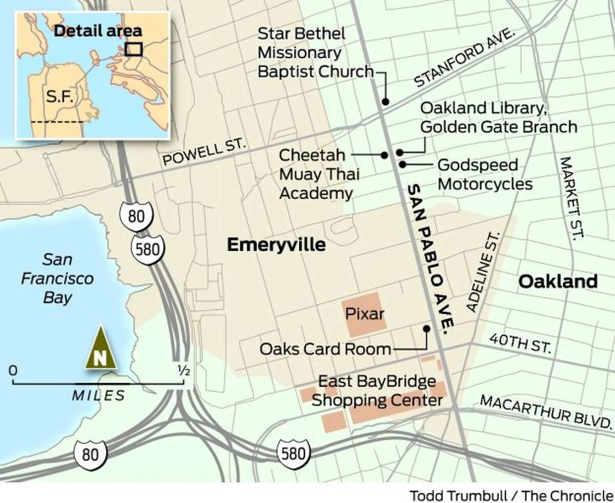 Emeryville neighborhood a place of contrasts