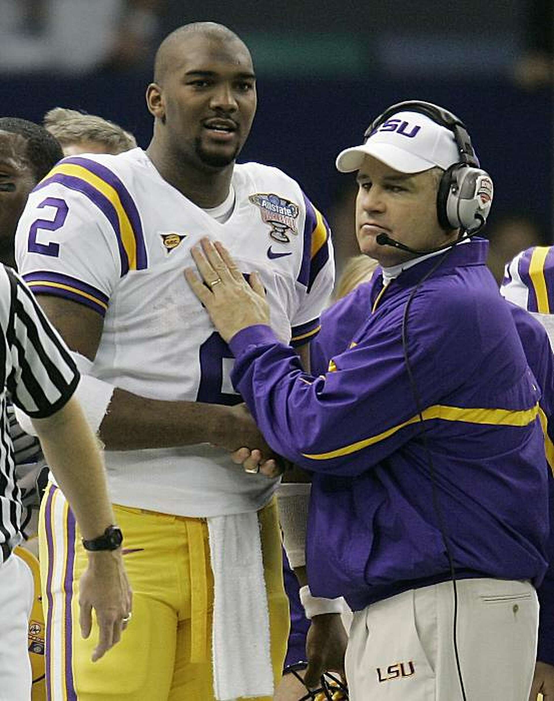 Former No. 1 NFL draft pick JaMarcus Russell was fired as a volunteer  assistant coach at his alma mater, Williamson High School in Mobile,  Alabama, and is facing a lawsuit accusing him, image size:1920x2430