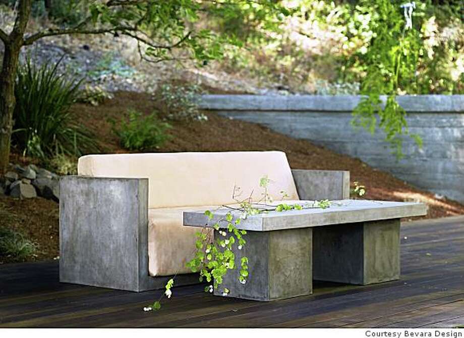 Bevara House Design S Sustainable Furniture Sfgate Bevara House Design Manufactures A Line Of Mostly Outdoor Furniture From Mixture Cement