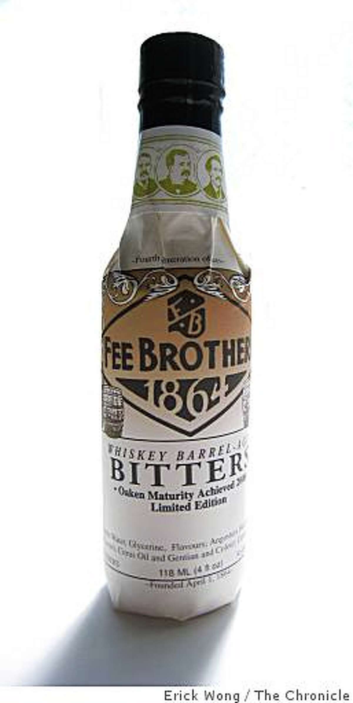 A drop'll do ya Bitters aged in a whiskey barrel A drop'll do ya