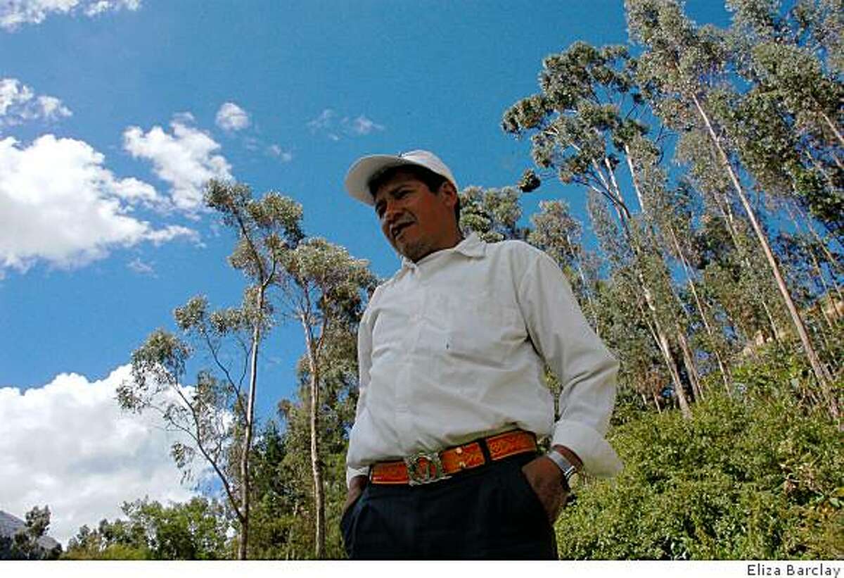Gregorio Huanuco, 48, has seen his crops ravaged by pests, diseases, and water scarcity as a result of global climate change. Temperature in the Peruvian Andes is increasing at a rate two times the global average.