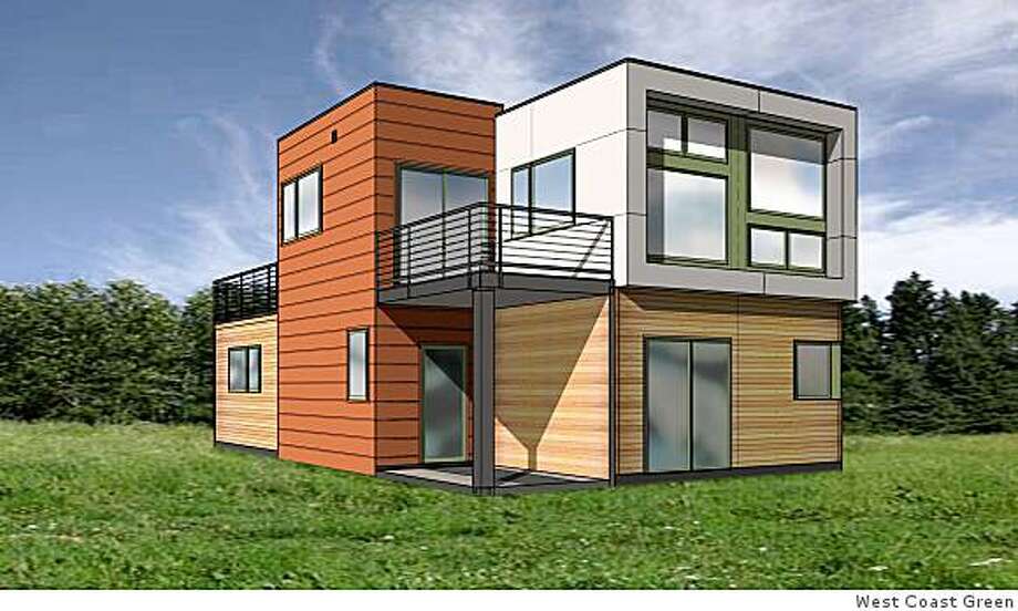 Shipping container prefab at West Coast Green SFGate