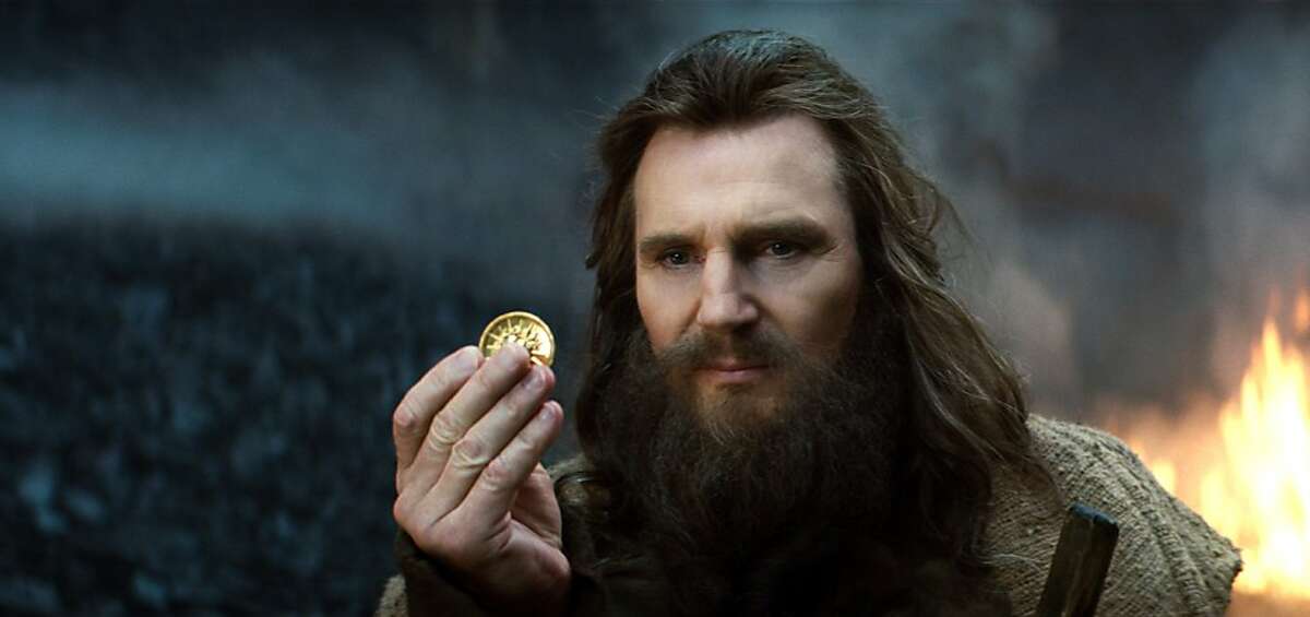 LIAM NEESON as Zeus in Warner Bros. Pictures' and Legendary Pictures' "Clash of the Titans," distributed by Warner Bros. Pictures.