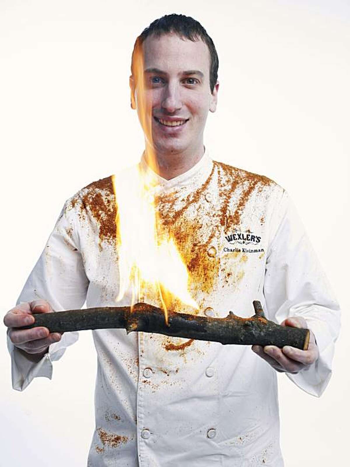 RISINGSTARS_KLEINMAN05_JOHNLEEPICTURES.JPG Charlie Kleinman, chef at Wexler's in San Francisco. Photo taken in the Chronicle photo studio. By JOHN LEE/SPECIAL TO THE CHRONICLE