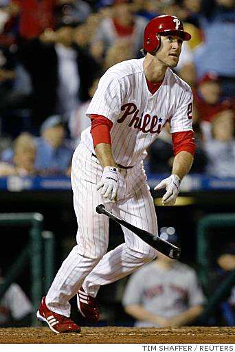 Phillies' Utley, Rockies' Atkins will be friends again after