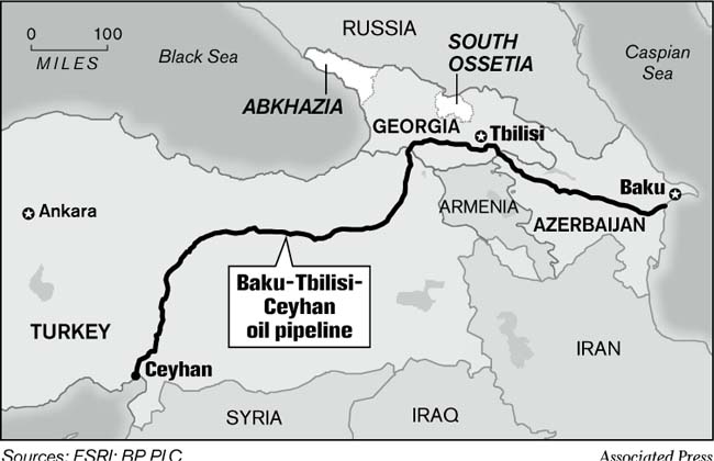 Карта баку тбилиси