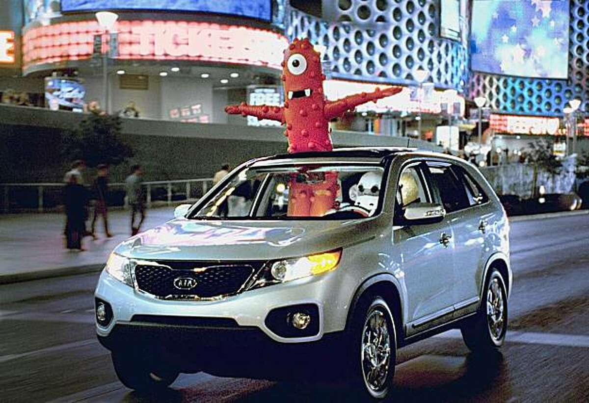 This image provided by Kia shows part of a television ad scheduled to air during the 2010 Super Bowl. (AP Photo/Kia) NO SALES