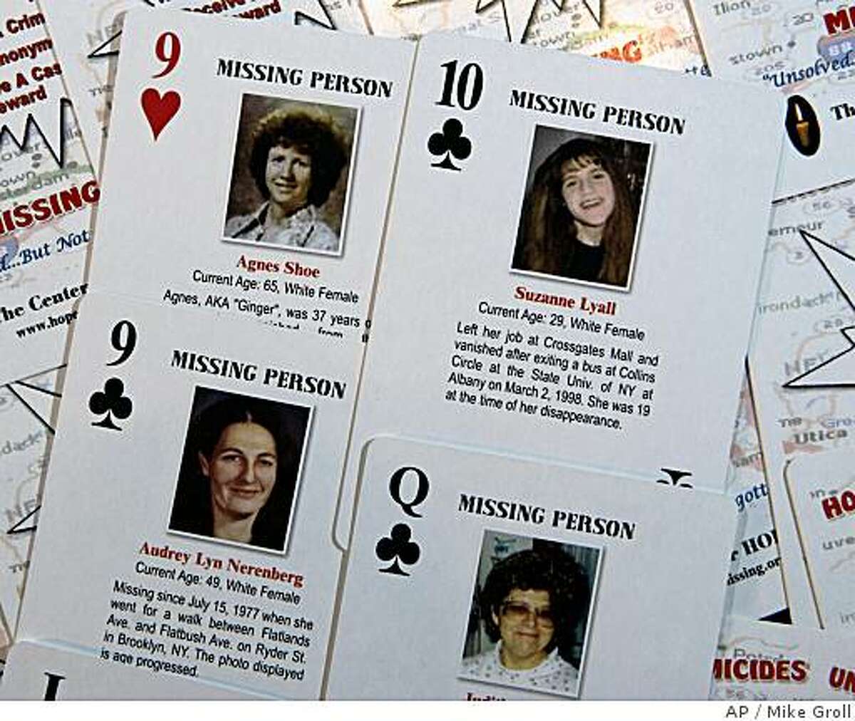 Cold cases get fresh look on playing cards