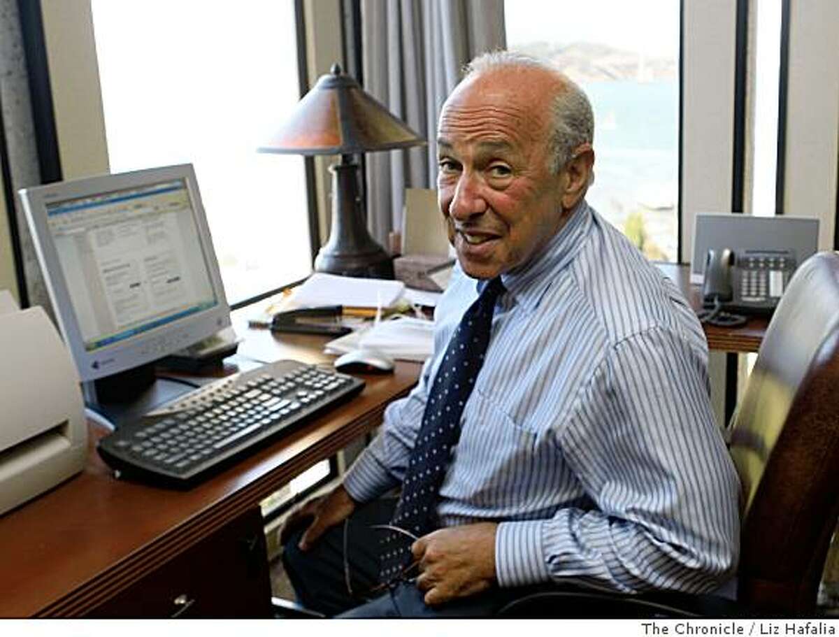Former San Francisco Superior Court judge Danny Weinstein, co founder and president of the 7 Tepees Organization, which serves 80 inner city youth., in his downtown office in San Francisco, Calif., on Monday, June 30, 2008. Photo by Liz Hafalia/The Chronicle