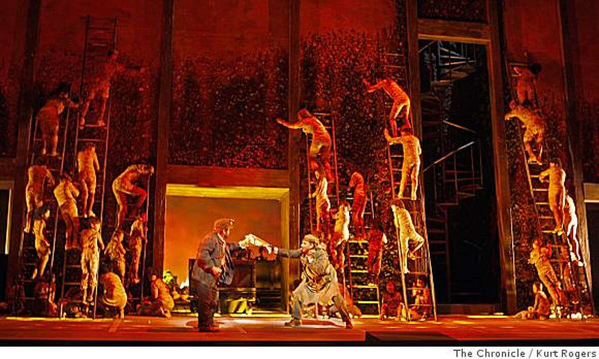 The third Scene Nibeiheim.San Francisco Opera opens its summer season with Das Rheingold. on Saturday , May 31, 2008 in San Francisco , Calif
