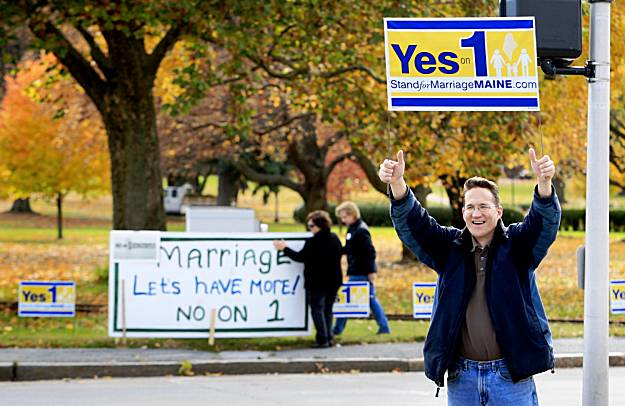 Gay marriages in maine