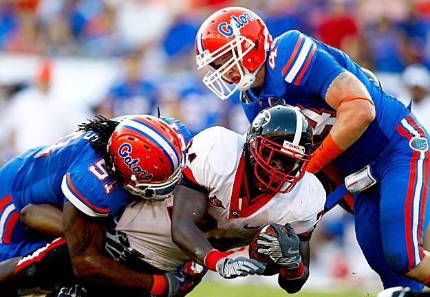 Gators' Spikes out a half for eye-gouging incident