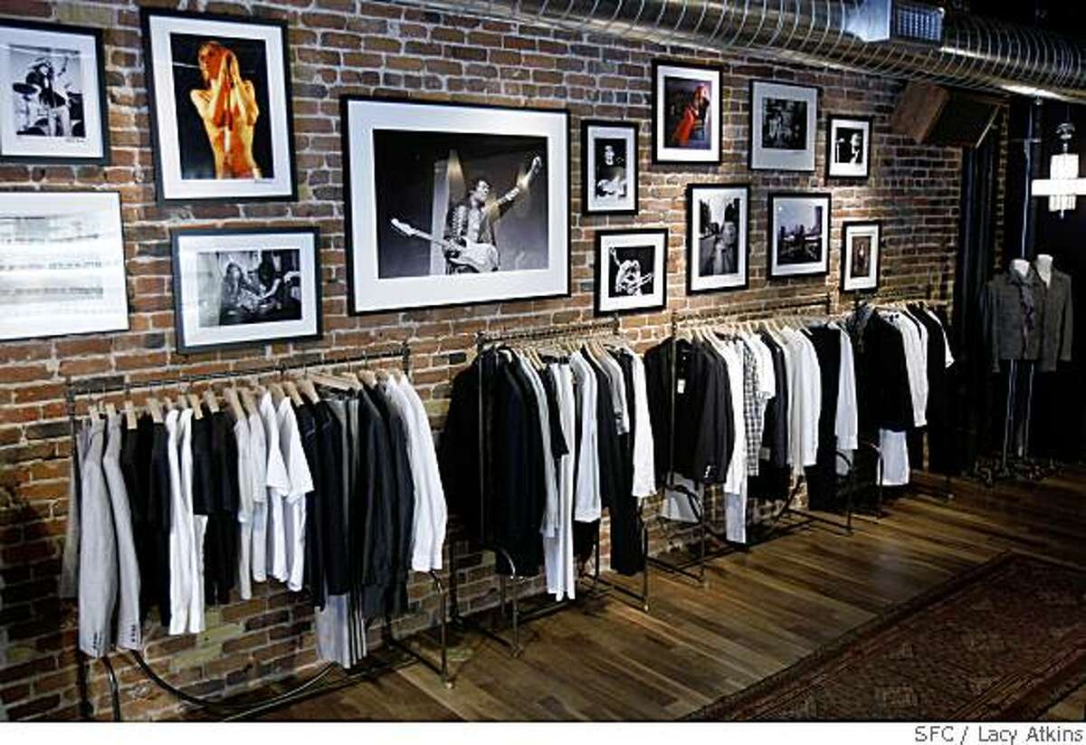 The two story John Varvatos store is designed and decorated as one of the hotspots in San Francisco, Calif., Thursday May 22, 2008. Lacy Atkins / San Francisco Chronicle