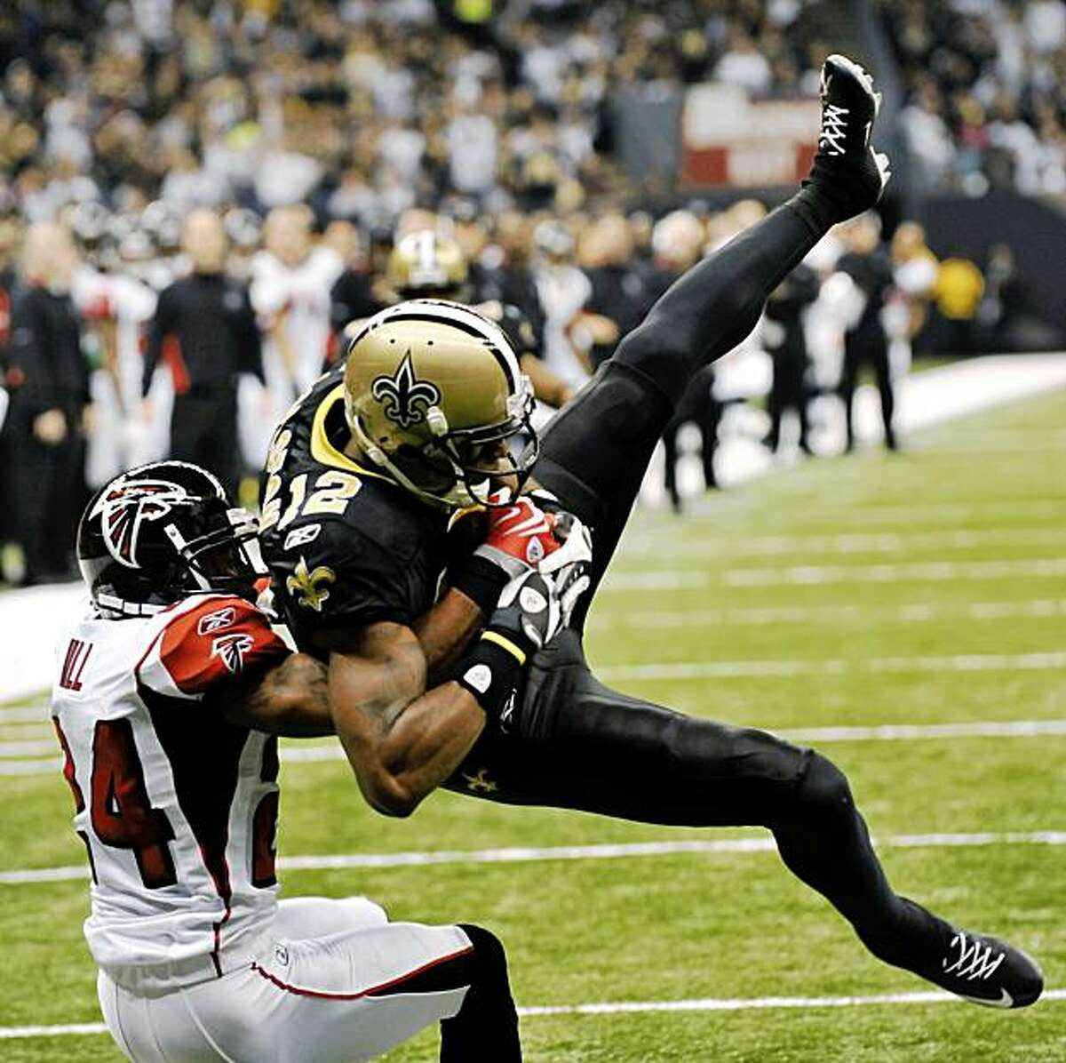 Falcons fall to Saints, 35-27