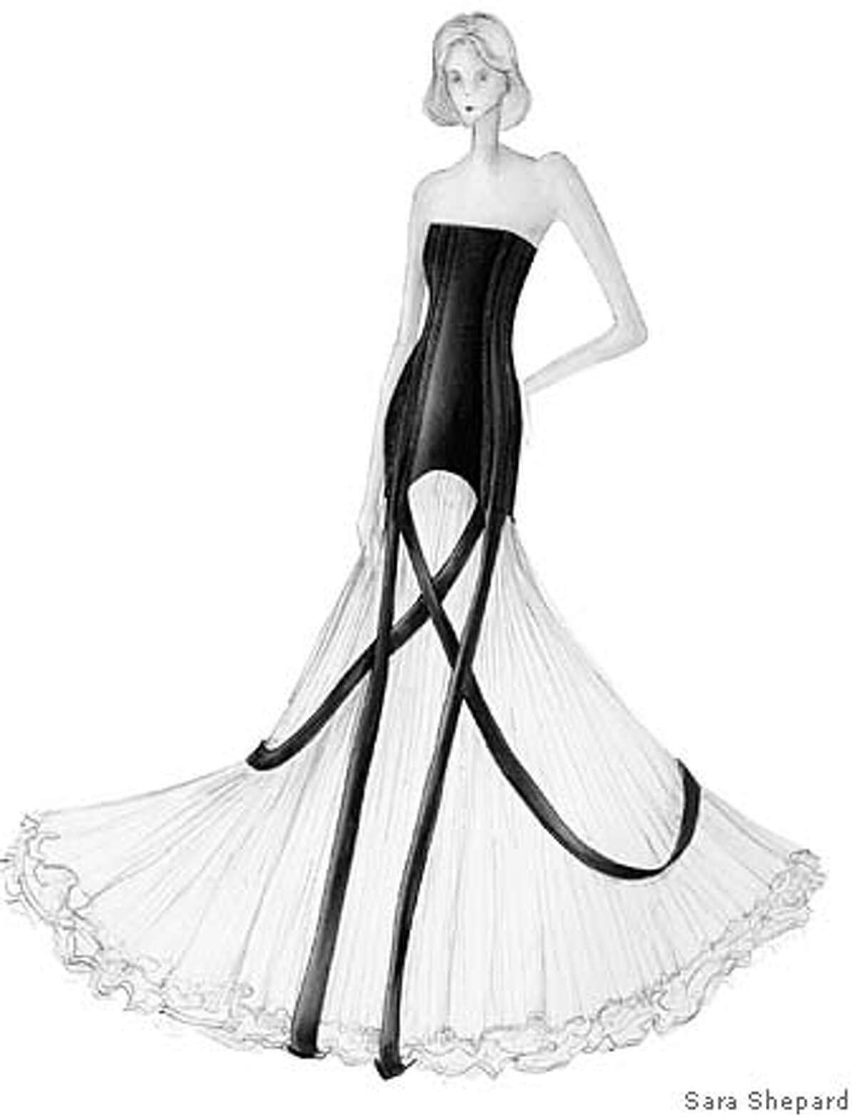 black and white gown story