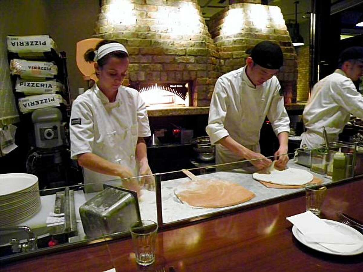 A16 opened a Tokyo outpost last month. A16 San Francisco pizzaiola Beth Anne Simpkins (left) serves as consulting chef at A16 Tokyo.