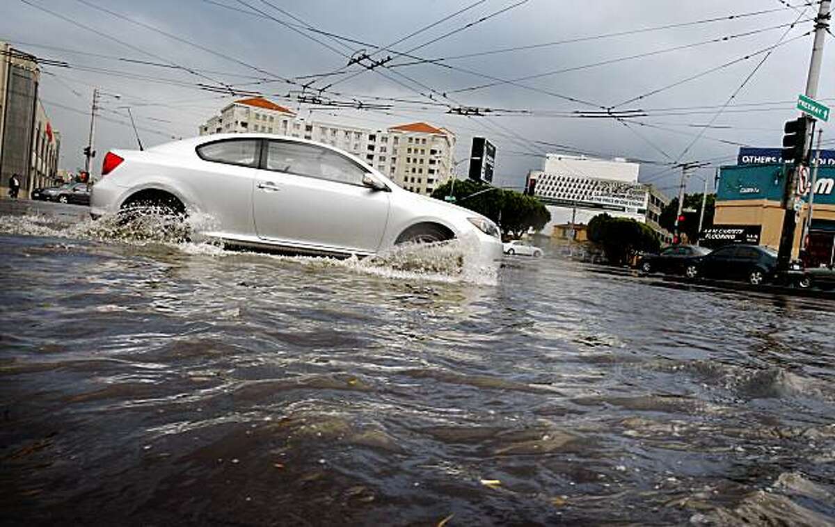 Deluge Shuts Down Muni Metro, Floods Streets