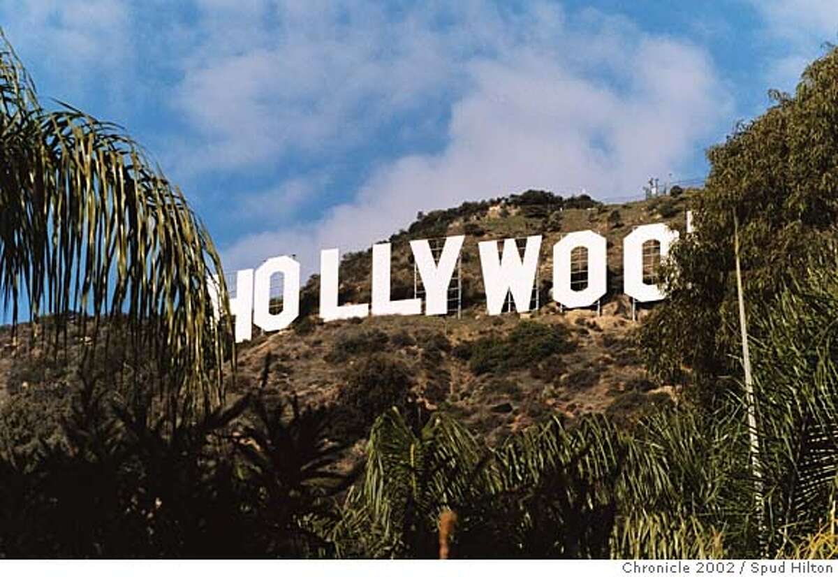 TRAVEL HOLLYWOOD -- Hollywood sign. (Ya think?) Credit: Spud Hilton / The Chronicle 2002 Ran on: 02-24-2008 Photo caption