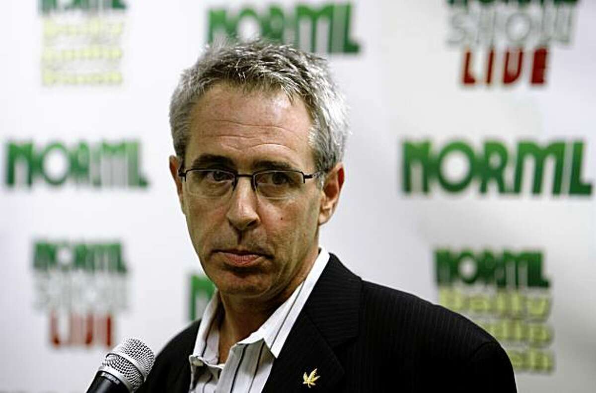 Allen St. Pierre, executive director of NORML, speaks during the marijuana legal reform advocacy organization's conference in San Francisco, Calif., on Friday, Sept. 25, 2009.
