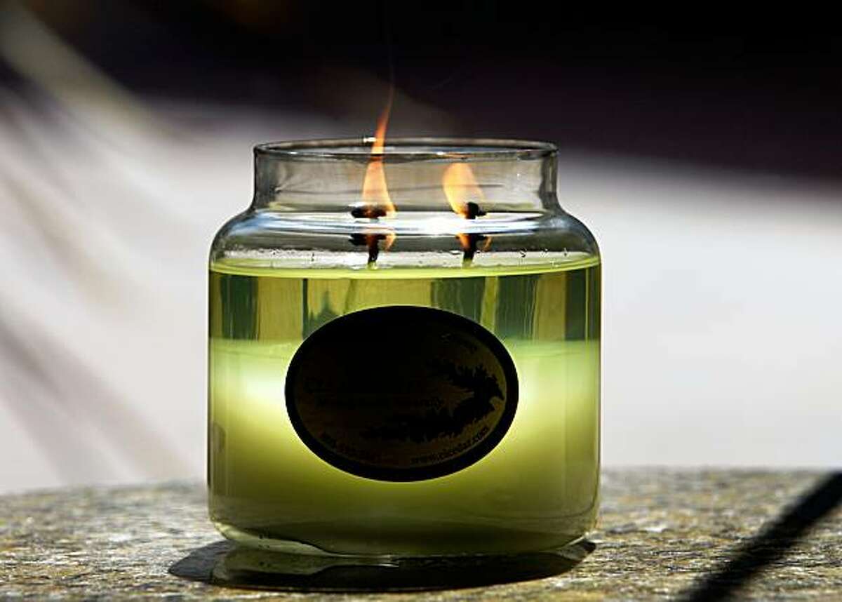 Scented candles are placed throughout the Grand Hyatt hotel to mask the smell from marijuana smokers partaking at the NORML marijuana legal reform conference in San Francisco, Calif., on Friday, Sept. 25, 2009.