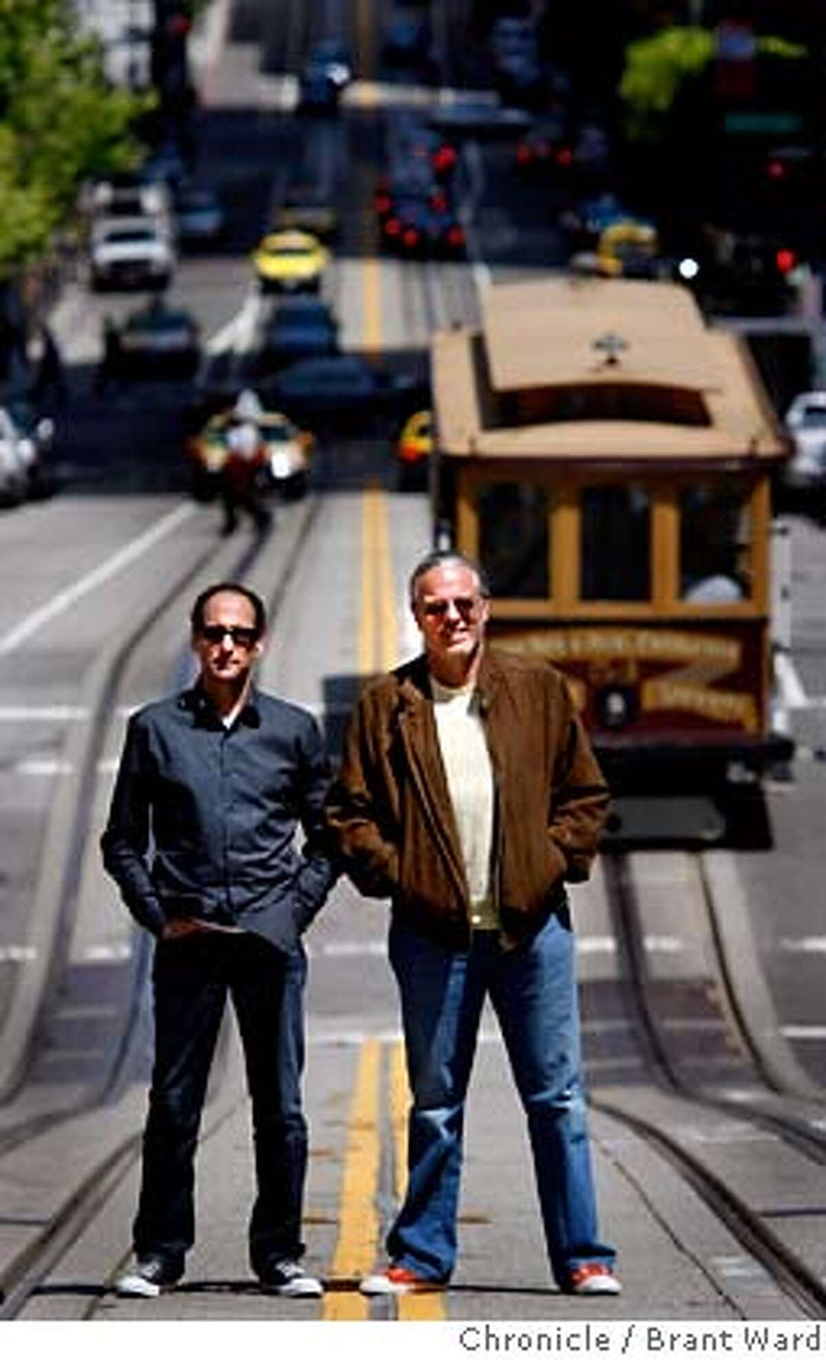 ###Live Caption:Rich Silverstein, left, and Jeff Goodby outside their California Street agency in San Francisco. Goodby, Silverstein & Partners, the San Francisco-based advertising agency is celebrating 25 years in town Wednesday, May 7, 2008. Photo by Brant Ward / The Chronicle###Caption History:Rich Silverstein, left, and Jeff Goodby outside their California Street agency in San Francisco. Goodby, Silverstein & Partners, the San Francisco-based advertising agency is celebrating 25 years in town Wednesday, May 7, 2008. Photo by Brant Ward / The Chronicle###Notes:###Special Instructions:
