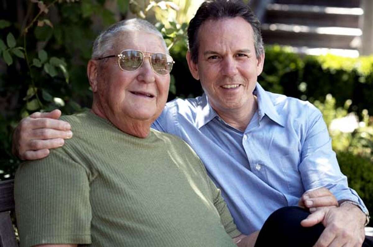 obit photo of Ed Keller, father of famous chef Thomas Keller, also pictured.