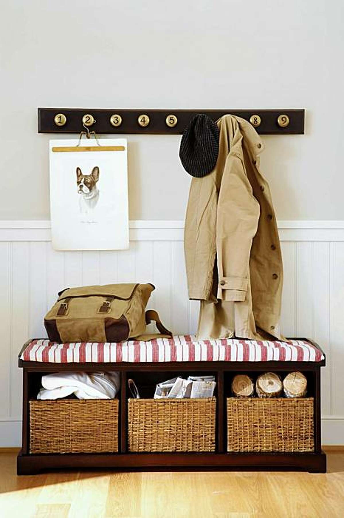 Cubby benches for your entryway