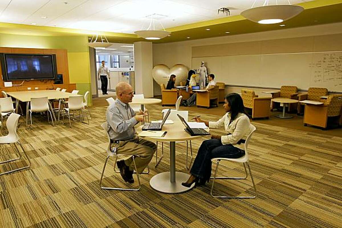 Slimmed-down companies rethink office space