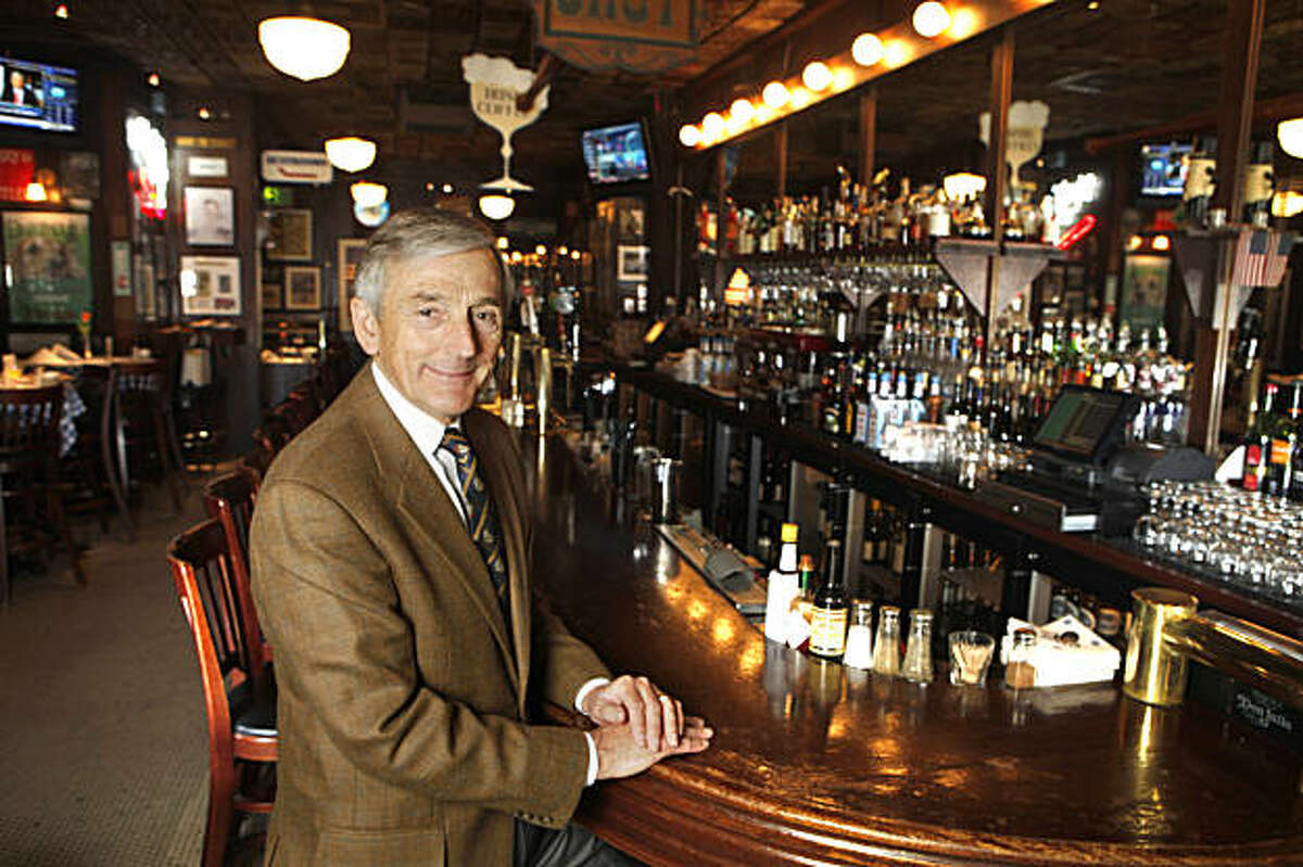 Perry's owner, Perry Butler, photographed at the restaurants bar in San Francisco, Calif. on Wednesday, August 12, 2009.