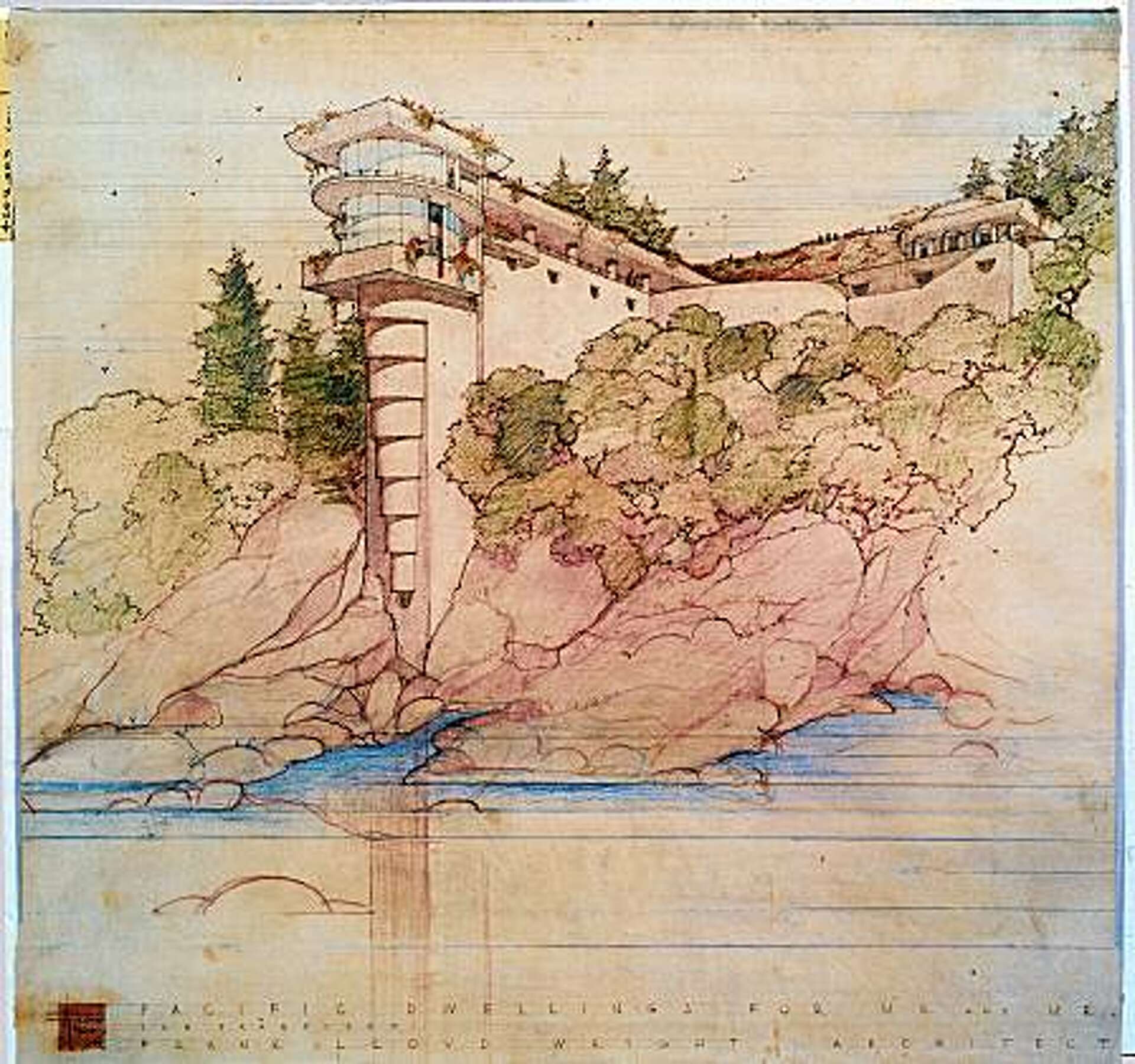 Floor Plan House Frank Lloyd Wright Sea Cliff Inside The Only Frank