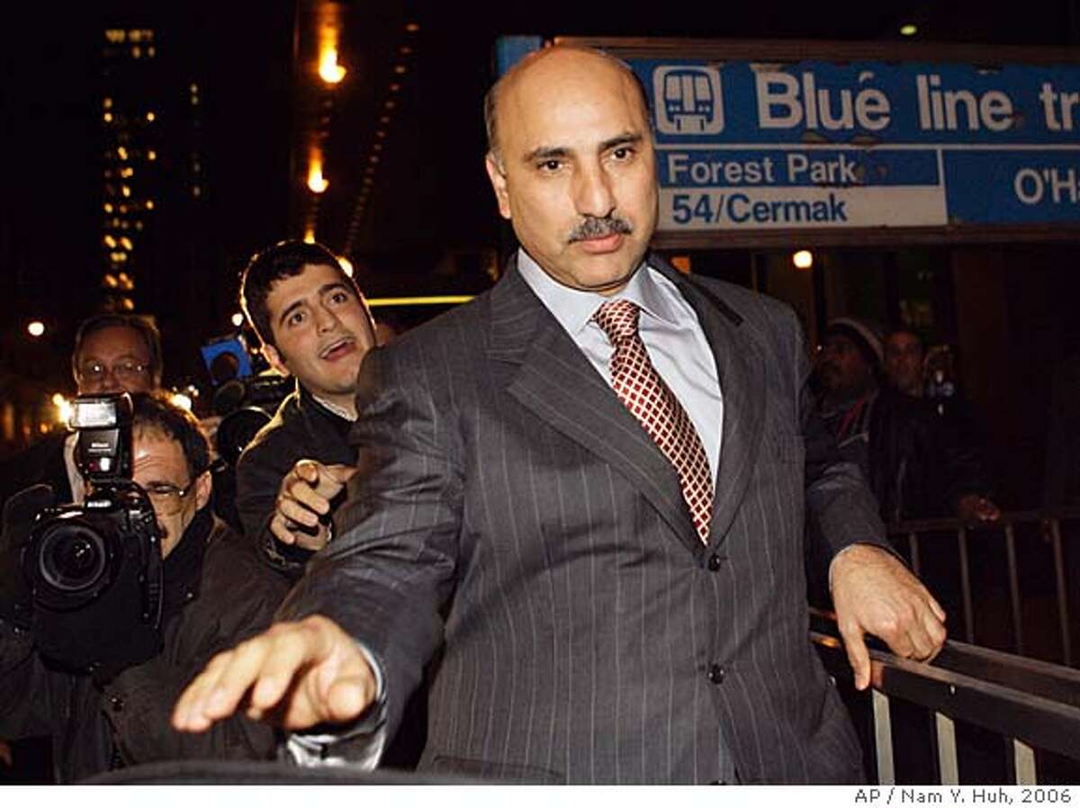**ADVANCE FOR SUNDAY, MARCH 2 - FILE** Antoin "Tony" Rezko, a fundraiser and political confidant for Gov. Rod Blagojevich, leaves the federal building in Chicago in this Oct. 19, 2006, file photo. Jury selection begins Monday, March 2, 2008, at federal court in Chicago for Rezko who is charged with using political clout to run a multimillion-dollar extortion scheme. (AP Photo/Nam Y. Huh, File)