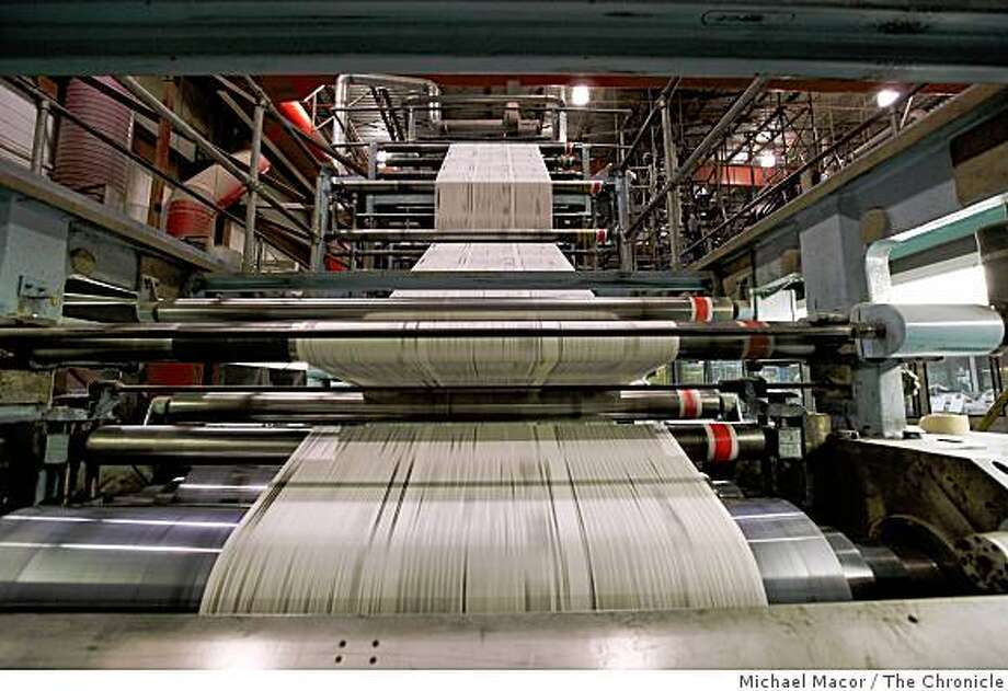 Chronicle presses roll for the last time SFGate