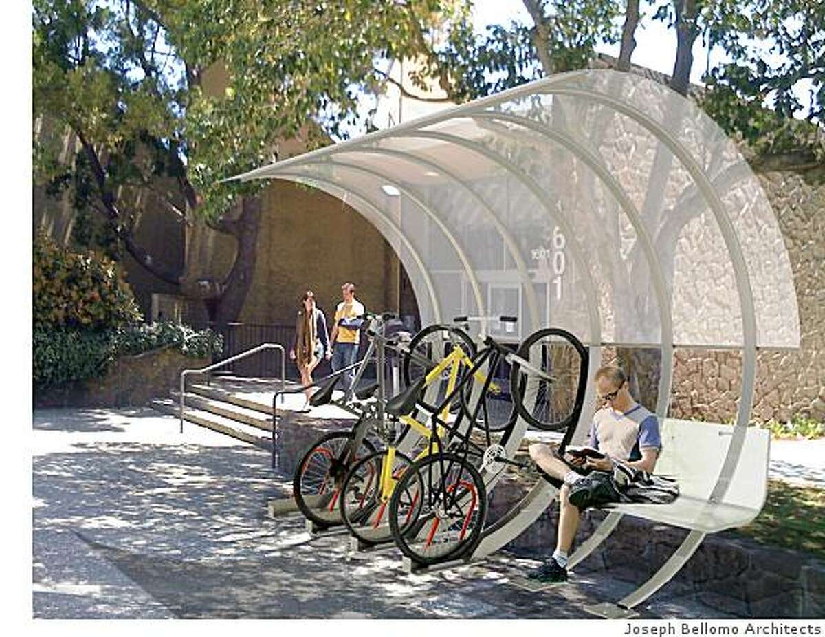 Bicycle rack yields design for modular home