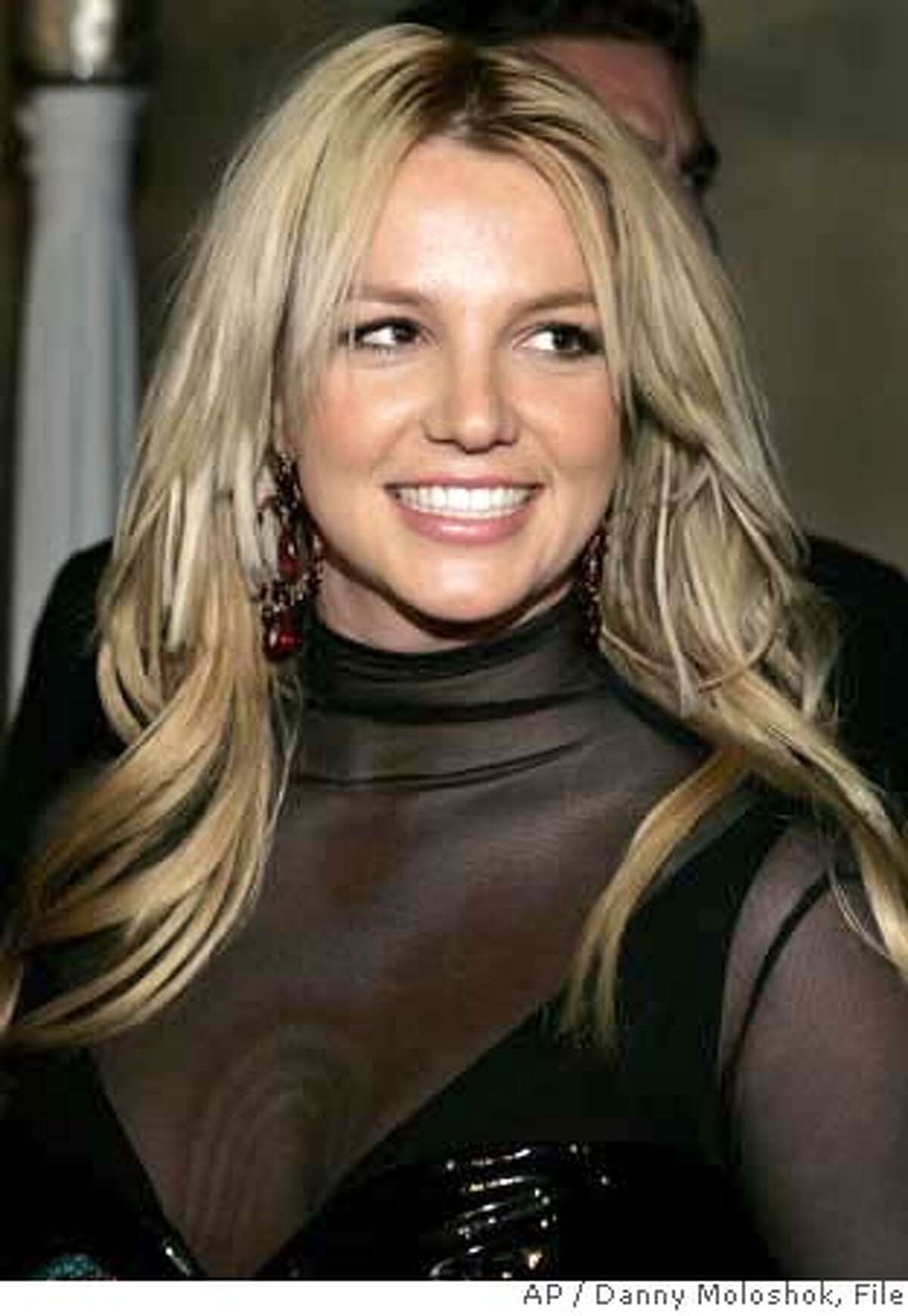 **FILE** In a file photo Britney Spears arrives for a post Grammy Awards party at a private residence Feb. 8, 2006, in Beverly Hills, Calif. Britney Spears was taken from her house by ambulance early Thursday,Jan. 31, 2008,Los Angeles police said.(AP Photo/Danny Moloshok/file) A FEB 8 2006 FILE PHOTO