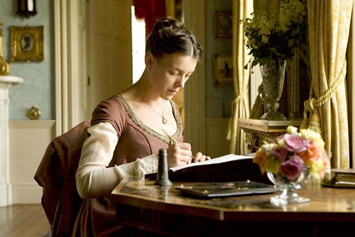 THE COMPLETE JANE AUSTEN Miss Austen Regrets premieres Sunday, February 3, 2008 at 9pm on PBS Olivia Williams stars as Jane Austen in a drama of the author�s last years, as she reflects back on the suitors she has spurned and the emotional choices she has made. Shown: Olivia Williams as Jane Austen. WARNING This image may only be used for publicity purposes in connection with the broadcast of the programme as licensed by BBC Worldwide Ltd & must carry the shown copyright legend. It may not be used for any commercial purpose without a licence from