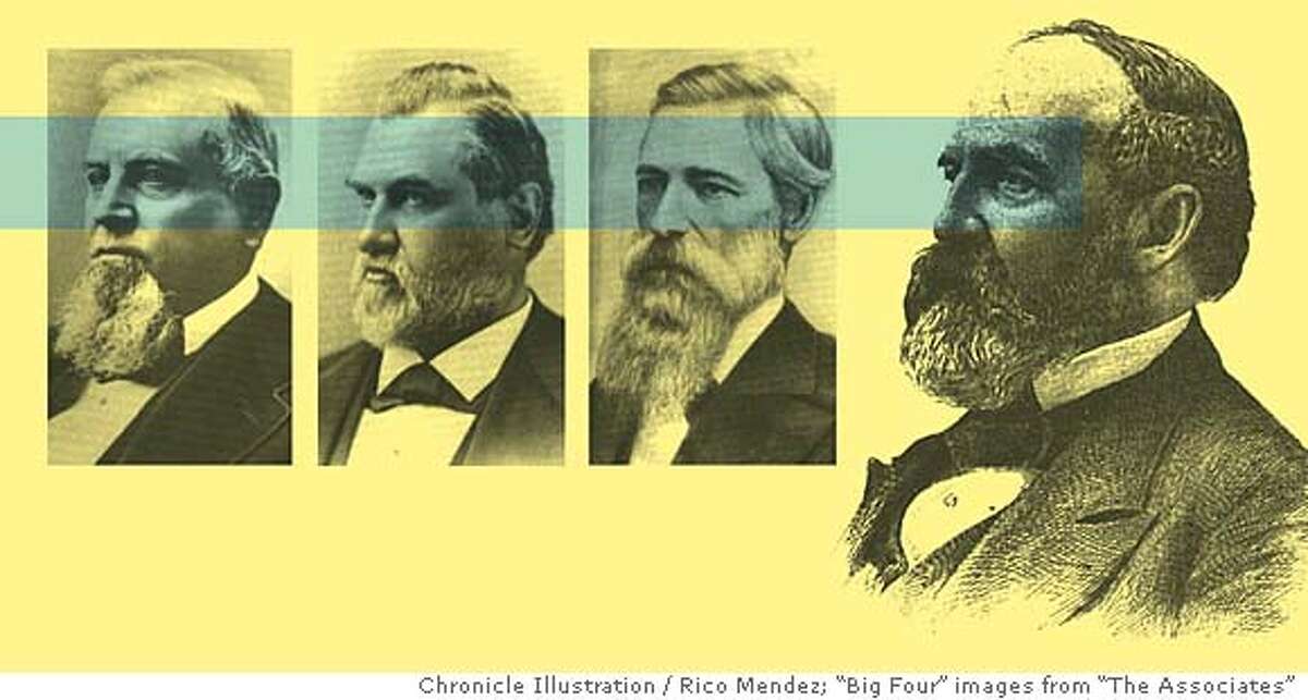 Stanford Hopkins Huntington Crocker Rode Railroads To Big Profits