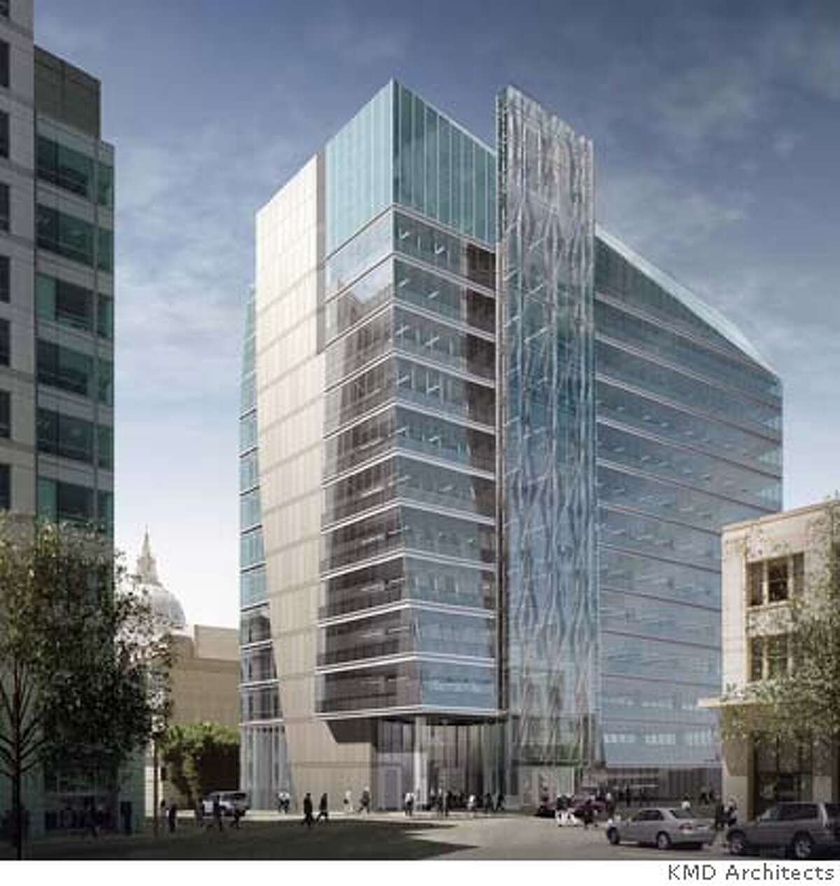 Rendering of the new headquarters of the San Francisco Public Utilities Commission Building