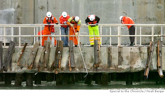 Strong current, human error probable causes of barge hitting bridge
