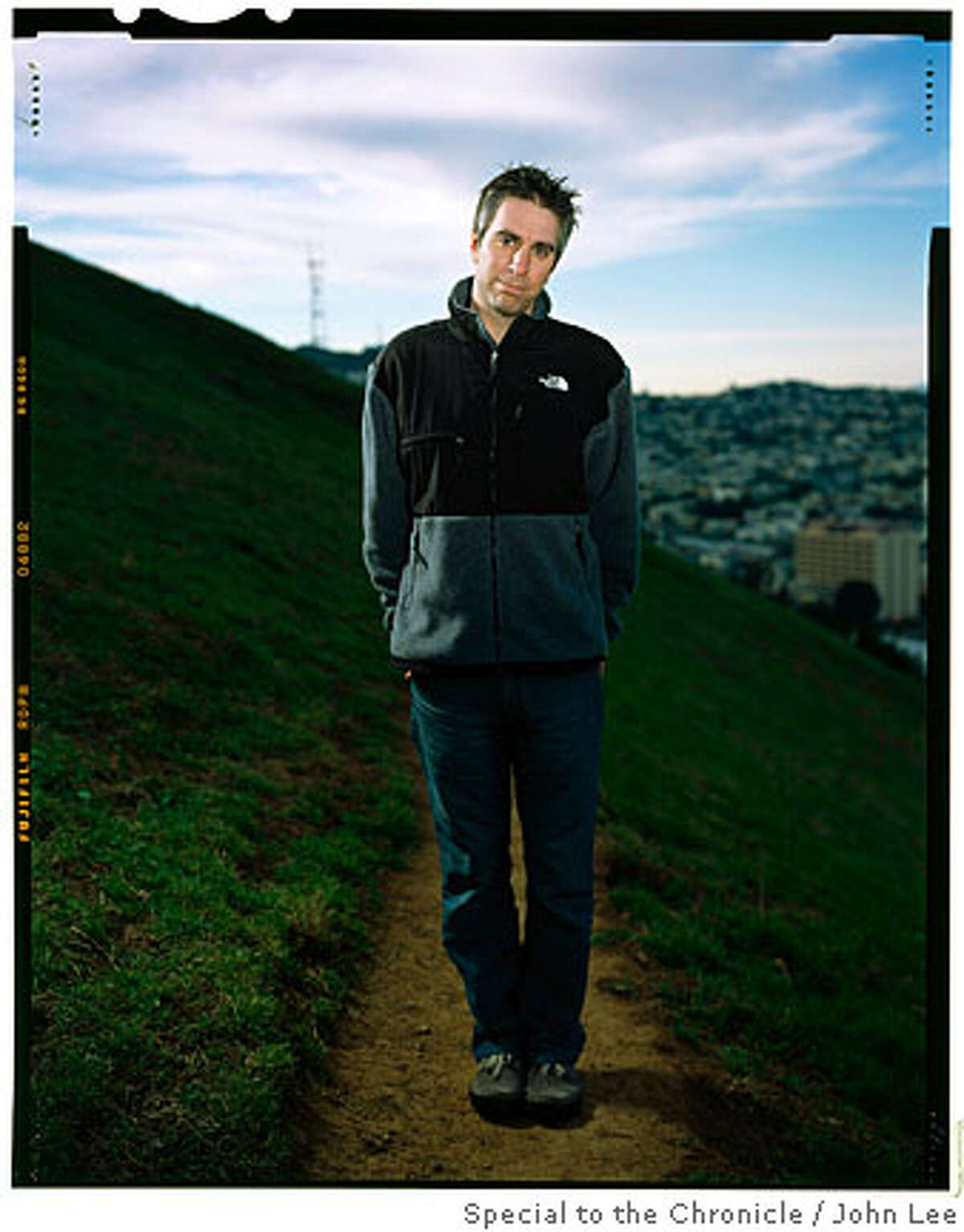 SAN FRANCISCO, CALIF - DEC 12: Environmental activist Adam Werbach (cq), photographed in Bernal Hill Park on December 12, 2007. By JOHN LEE/SPECIAL TO THE CHRONICLE Ran on: 01-06-2008