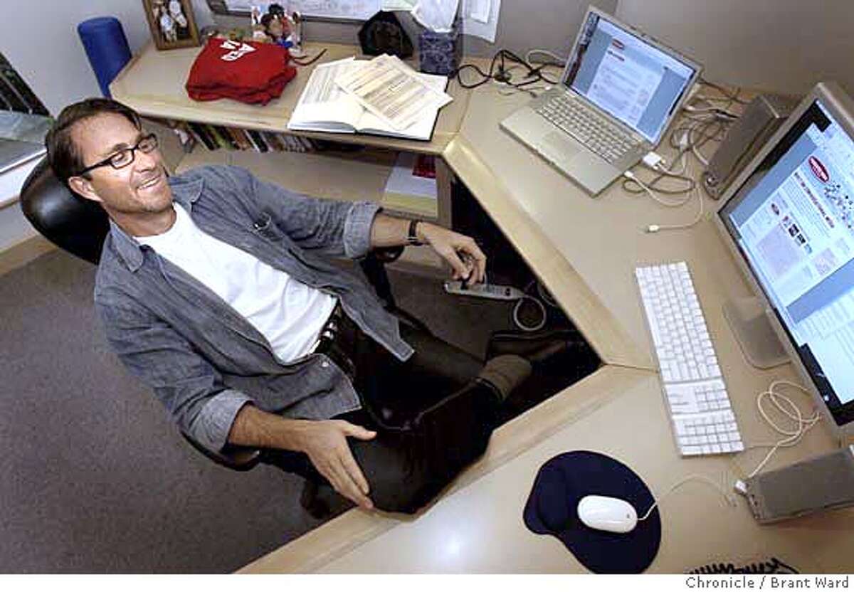 John Battelle is a tech visionary with a long history. He ran Industry Standard magazine during the first internet boom and now runs Federated Media Publishing out of his Sausalito offices. {By Brant Ward/San Francisco Chronicle}12/17/07