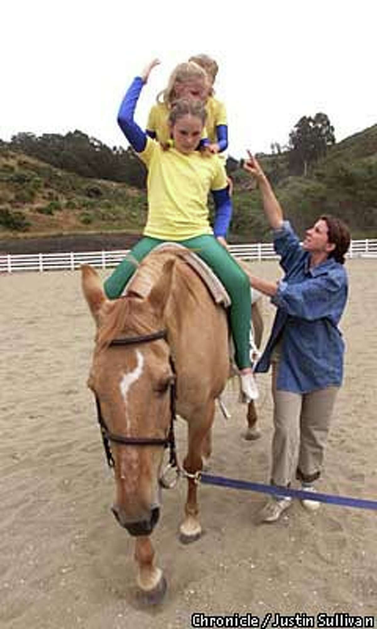 Kids Leap at Chance to Perform Acrobatics Atop Horses