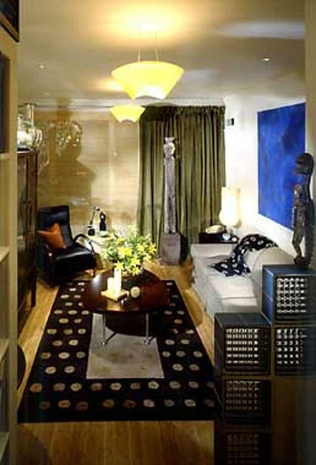 Double Feature A Lighting Designer Creates Home Theater That Swing Arm Pendant And Recessed Lights Do Their Work In The Room Photo