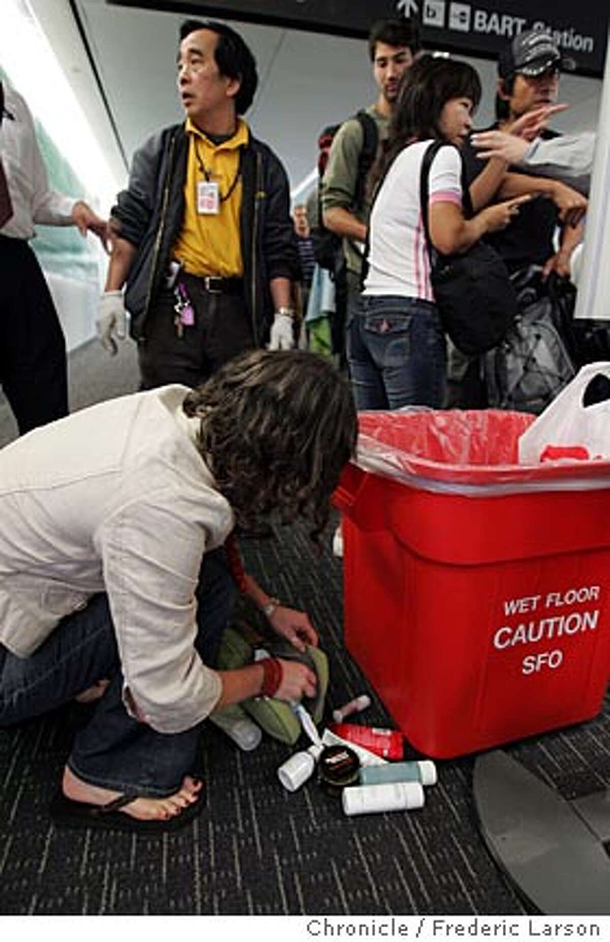 TRAVEL / AIRPORTS Around Bay Area, travelers try to keep their cool