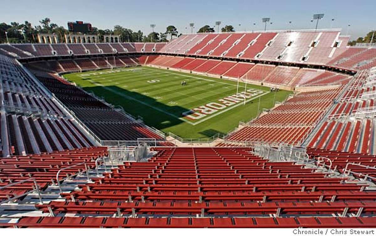 Time to take off the bubble wrap / Stanford Stadium ready for unveiling