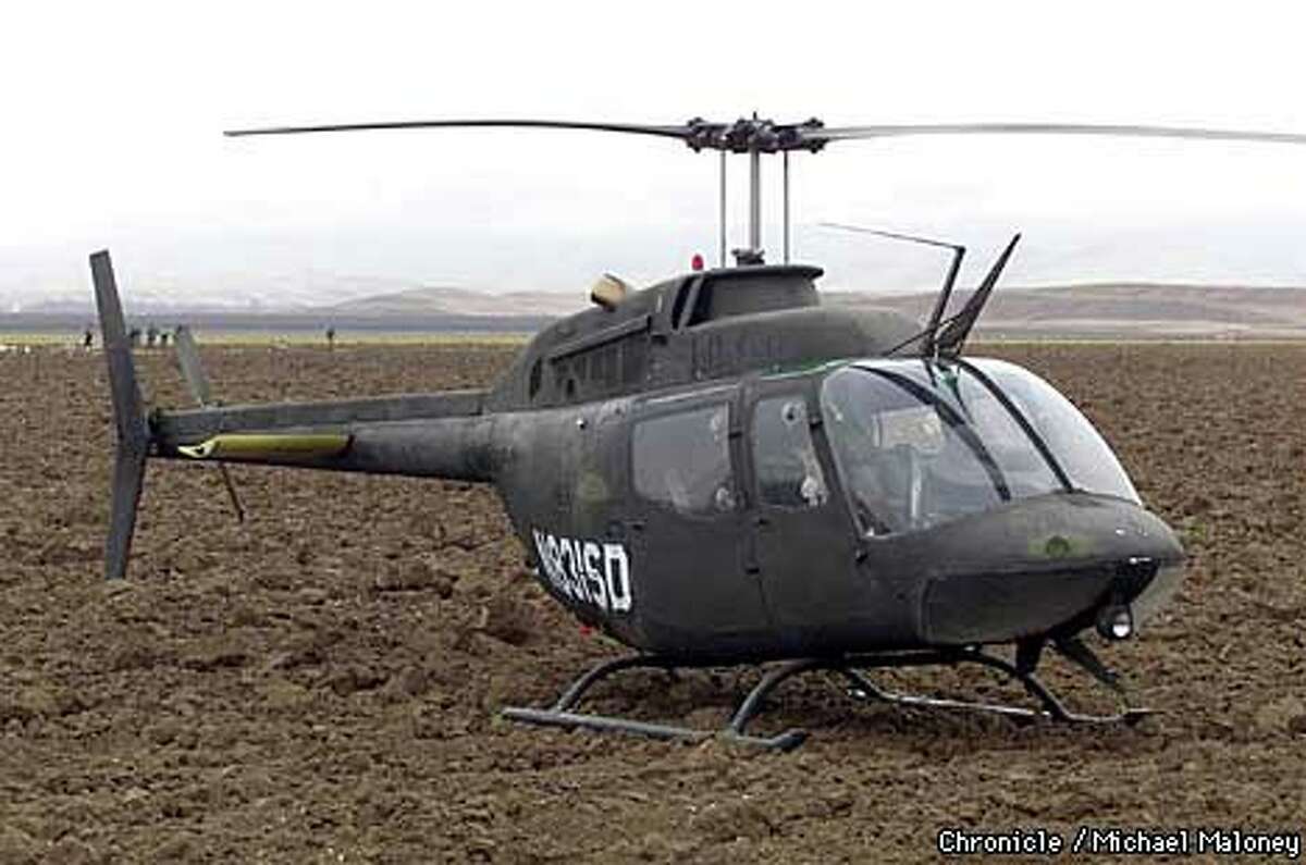 Helicopter Crash Kills Two S.F. Cops / Records show OH58 models have