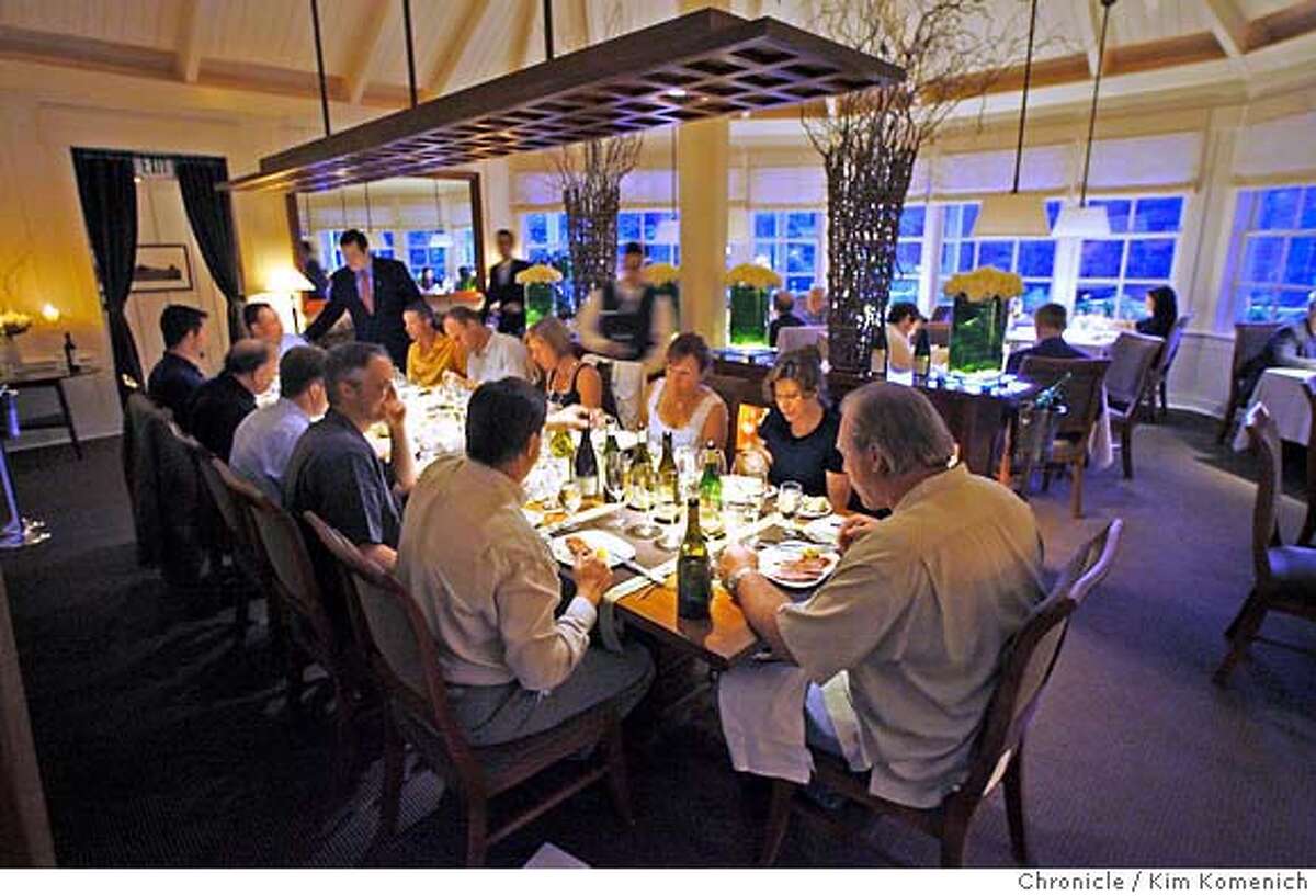 d.10MEADOWOOD_149_KK.JPG Chronicle Sunday Magazine review of the Restaurant at Meadowood in St. Helena. This is the main dining room. Photo by Kim Komenich/The Chronicle Ran on: 06-10-2007 The Restaurant at Meadowood takes advantage of its pastoral setting with a warm, elegant design. Ran on: 06-10-2007 The Restaurant at Meadowood takes advantage of its pastoral setting with a warm, elegant design.