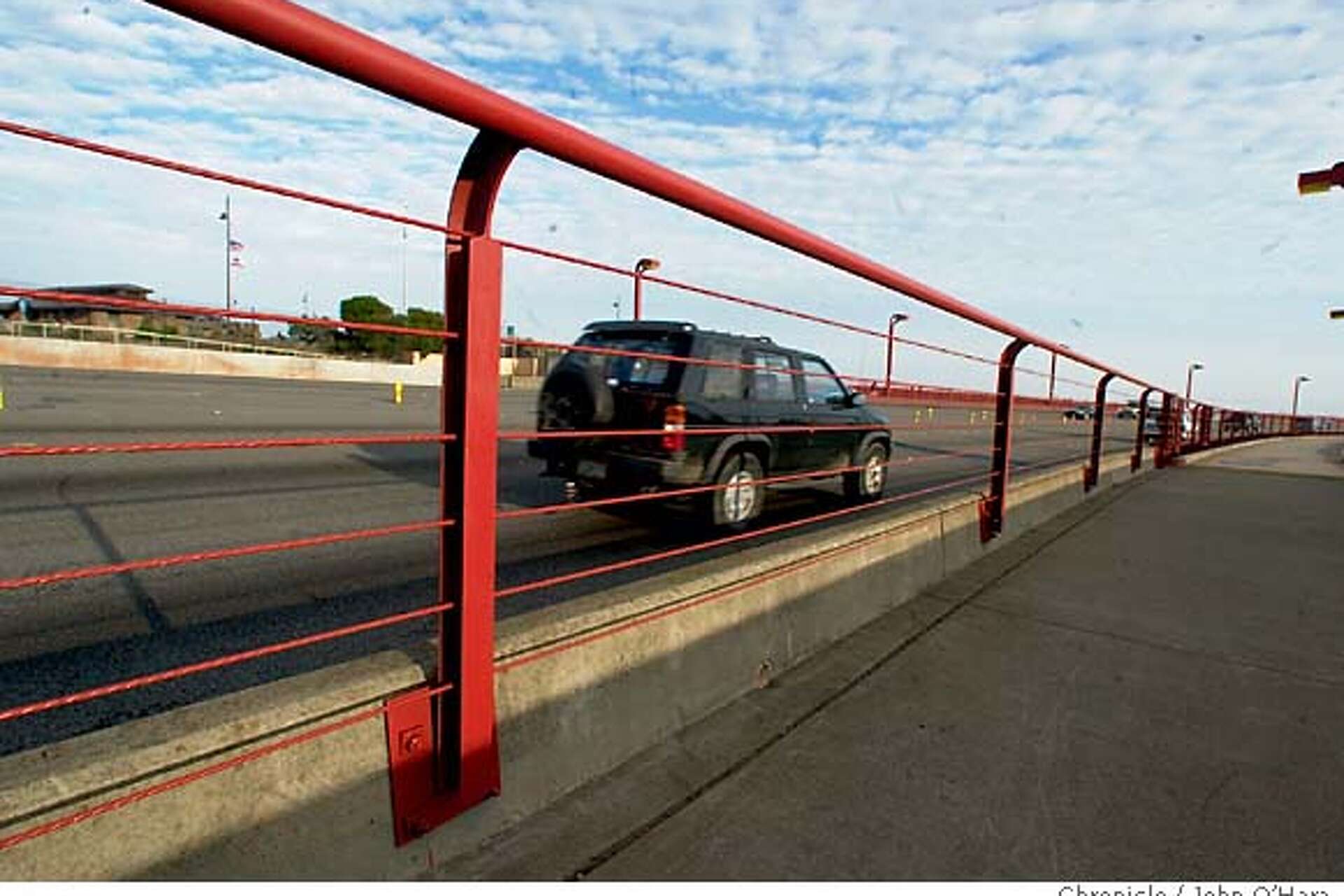 Gate Bridge bike rails blend well