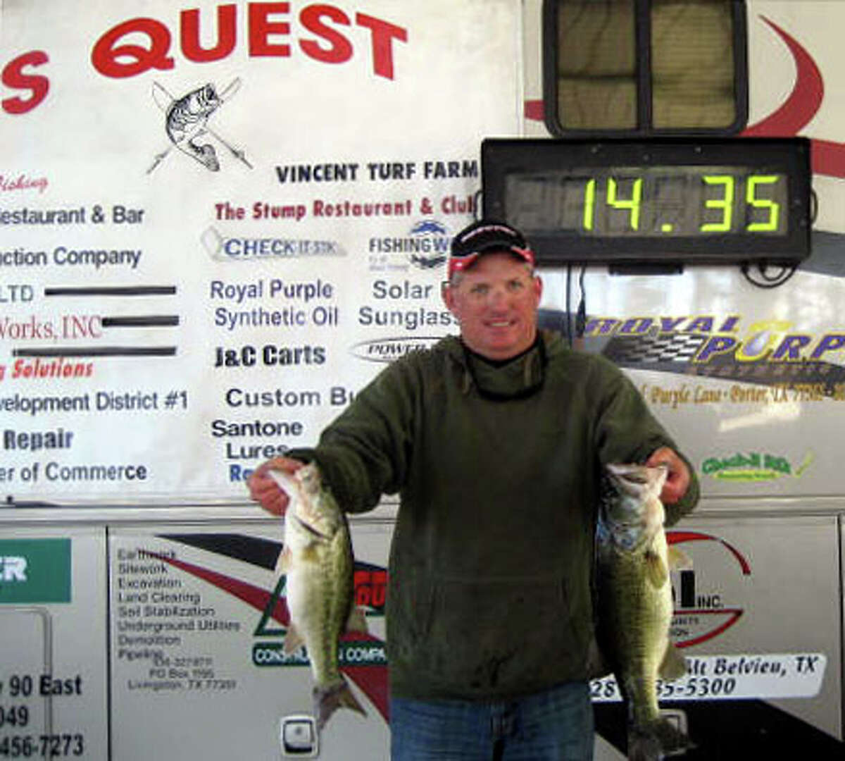 Anglers Quest Rayburn Individual Series 2 Clayton Boulware Wins!!