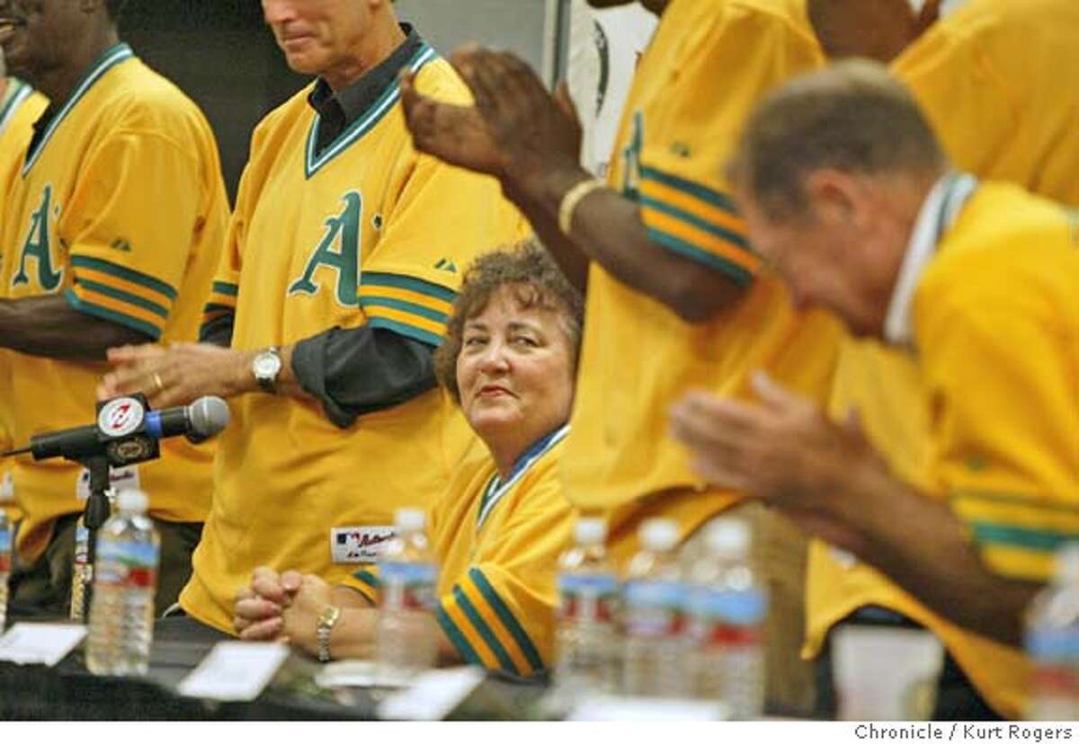 A's unveil Catfish Hunter Gate at the Coliseum